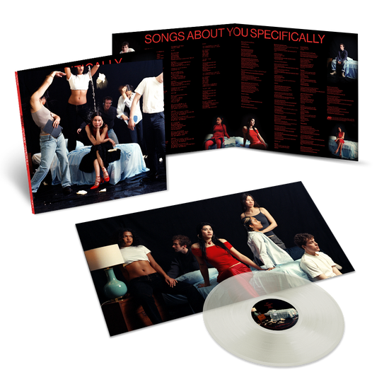 Songs About You Specifically Webstore Exclusive Signed Art Card Milky Clear Vinyl with Poster